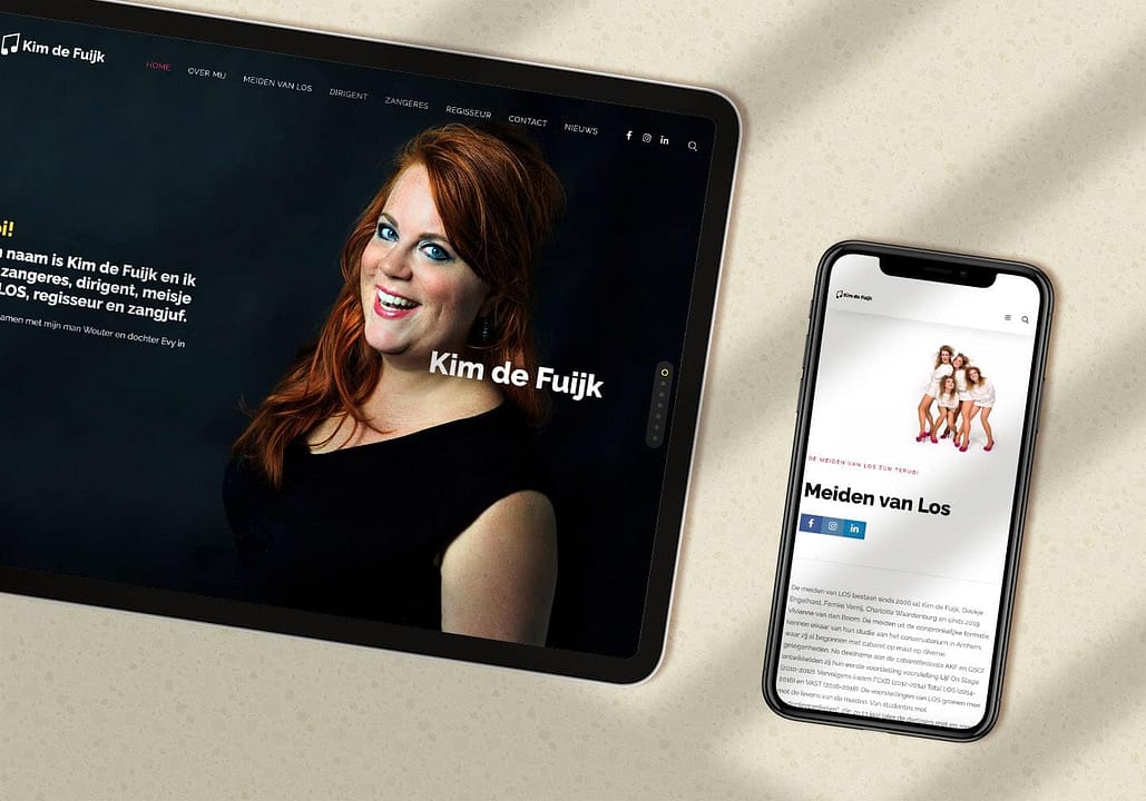 Kim de Fuijk website concept