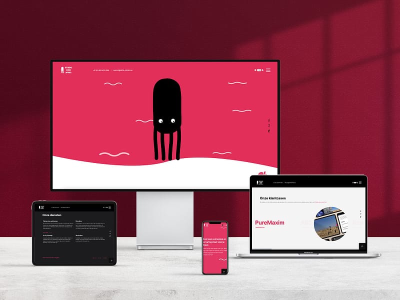 Website Studio oog appel
